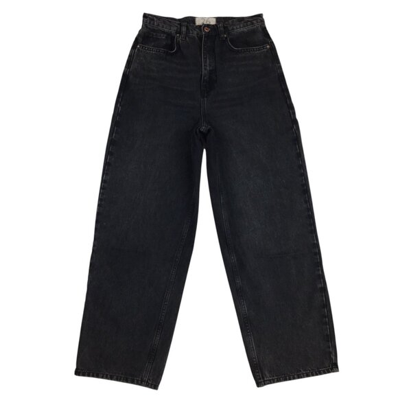 We the Free Womens Denim Wide Leg Jeans Mid-Rise Crop Size 26 - Picture 1 of 10